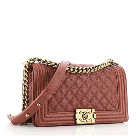 chanel boy bag caviar red|CHANEL Metallic Caviar Quilted Medium Boy Flap Copper .